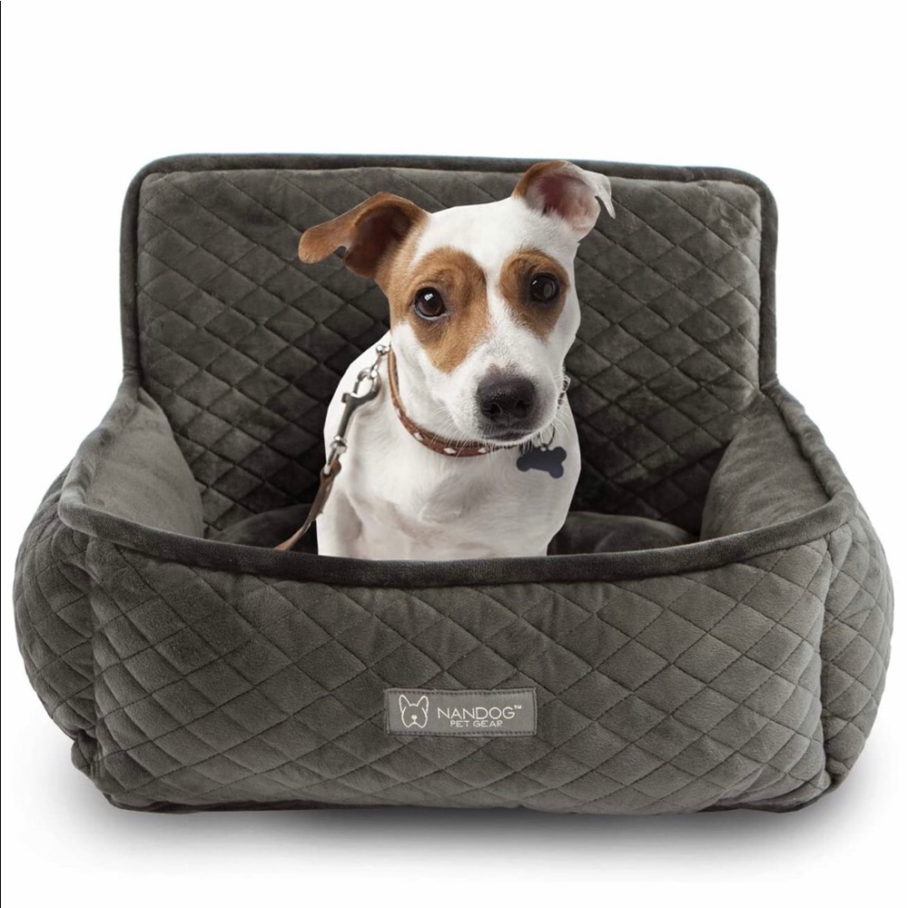 COPY - NANDOG PET Luxury Microplush Dog Car Seat Bed